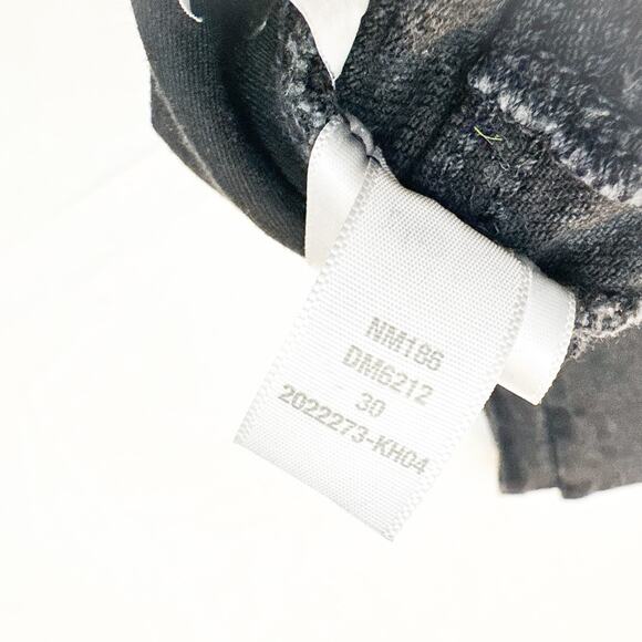 Madewell '90s Straight Zip Fly Gray Charcoal Black Wash Denim Jeans Size 30 - Picture 8 of 9